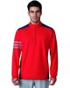 Adidas Competition Quarter Zip Golf Sweater - Scarlet/Dark Slate