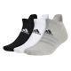 Adidas Men's Ankle Socks 3 Pairs - Grey Three