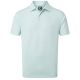 FootJoy Men's Stretch Pique Solid Golf Polo - Ice Blue