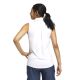 Adidas Women's Ultimate365 Solid Sleevess Polo Shirt - White