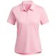 Adidas Women's Performance Primegreen Golf Polo Shirt - Light Pink