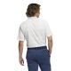 Adidas Men's Statement No-Show Primegreen Golf Polo Shirt - White/Pantone/Clear Grey