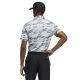 Adidas Men's Horizon Print Golf Polo Shirt - Linen Green/Shadow Green/White