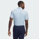 Adidas Men's Textured Jacquard Golf Polo - Wonder Blue/Ambient Sky