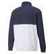 Puma Gamer Colorblock 1/4 Zip Golf Jacket - Navy Blazer/Bright White