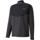 Puma Cloudspun 1/4 Zip Pullover Golf Jacket - Black Heather