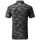 Footjoy Men's Lisle Cloud Camo Golf Shirt - Black