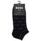 Hugo Boss Men's 2-Pack AS Allover CC Golf Socks - Black
