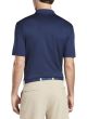Miura Men's Peter Millar Jersey Polo Golf Shirt - Navy
