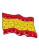 Navika Spanish Flag Swarovski Crystal Ball Marker