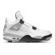 Nike Air Jordan IV G Shoes - White/Fire Red/Tech Grey/Black