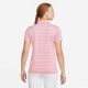 Nike Women's Dri-FIT Victory Short Sleeve Striped Golf Polo - Medium Soft Pink/Black