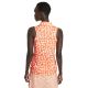 Nike Women's Dri-Fit Short Sleeve Grid Print Polo - Bright Mango/White
