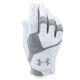 Under Armour Coolswitch Golf Gloves Right Hand (For The Left Handed Golfer) - White/Steel