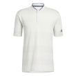 Adidas Men's Primeknit Polo Shirt - White / Grey One