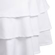 Adidas Girls Ruffled Golf Skirt - White
