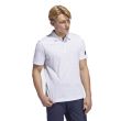 Adidas Men's Adicross Three Below Golf Polo Shirt - White