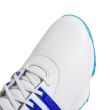 Adidas Men's Tour360 22 Golf Shoes - Cloud White/Lucid Blue/Silver Metallic