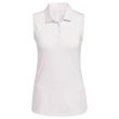 Adidas Women's Ultimate365 Solid Sleeveless Golf Polo Shirt - Almost Pink