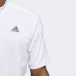 Adidas Men's Sport Collar Golf Polo Shirts - White