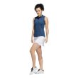 Adidas Women's Sleeveless Golf Polo Shirt - Crew Navy