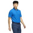 Adidas Men's Abstract Print Polo Golf Shirt - Blue Rush/Crew Navy