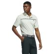 Adidas Men's Core Chest Print Golf Polo Shirt - Linen Green