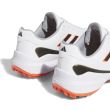 Adidas Men's ZG23 Golf Shoes - White/Silver Metallic/Semi Solar Red