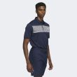 Adidas Men's Chest Print Golf Polo - Collegiate Navy