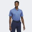 Adidas Men's Textured Golf Polo - Blue Fusion/Collegiate Navy