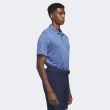 Adidas Men's Textured Golf Polo - Blue Fusion/Collegiate Navy