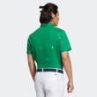 Adidas Men's Play Green Monogram Golf Polo - Green