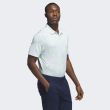 Adidas Men's Burst Jacquard Golf Polo - Lucid Lemon