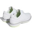 Adidas Men's MC80 Spikeless Golf Shoes - Cloud White/Matte Silver/Lucid Lemon