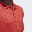 Adidas Men's Ultimate365 Allover Print Golf Polo - Bright Red