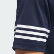Adidas Men's Core 3-Stripes Golf Polo - Collegiate Navy