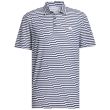 Adidas Men's Mesh Print Golf Polo - Collegiate Navy/White