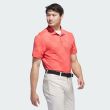 Adidas Men's Ultimate365 Textured Golf Polo - Preloved Scarlet