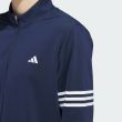 Adidas Men's 3-Stripes Quarter-Zip Golf Pullover - Collegiate Navy