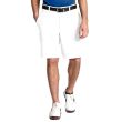 Cutter & Buck Men's Drytec White Bainbridge FF Golf Shorts - White