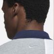Nike Men's Slim Fit Golf Polo - Obsidian/Dark Grey Heather/White/Particle Grey