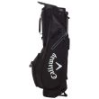 Callaway HyperLite Zero Double Stand Bag - Black/White/Charcoal