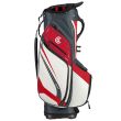 Cleveland Friday 2 Cart Bag - Red/White/Charcoal