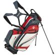 Cleveland Saturday 2 Stand Bag - Red/White/Charcoal