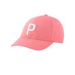 Puma Women's Pony P Adjustable Golf Cap - Rapture Rose