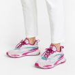 Puma Women's GS-Fast Golf Shoes - Puma White/Chalk Pink-Porcelain