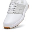Puma Men's Ignite Elevate Crafted Golf Shoes - Puma White/Ash Gray