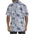 Puma Men's Cloudspun Tropic Polo Shirt - Quiet Shade/Navy Blazer