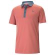 Puma Men's Gamer Golf Polo Shirt - Heartfelt/Evening Sky