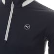 Puma Men's Lightweight 1/4 Zip Golf Jacket - Navy Blazer/Ash Grey